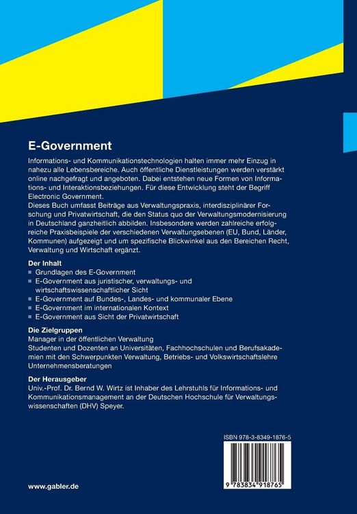 Produktbild: E-Government