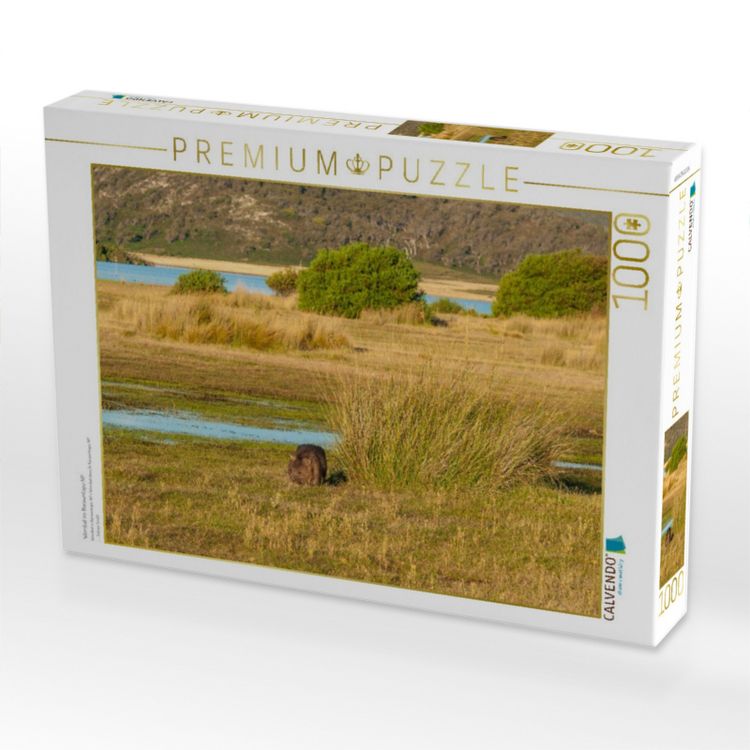 Produktbild: CALVENDO Puzzle Wombat im Narawntapu NP | 1000 Teile Lege-Gr&ouml;&szlig;e 64x48cm Foto-Puzzle f&uuml;r gl&uuml;ckliche Stunden