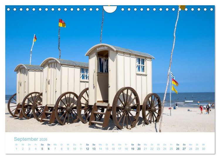 Produktbild: Sommer auf Norderney (Wandkalender 2026 DIN A4 quer), CALVENDO Monatskalender
