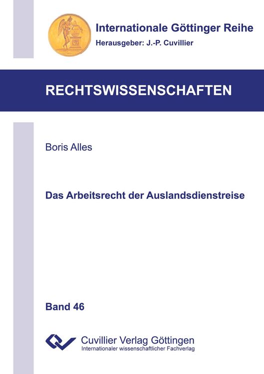 Produktbild: Das Arbeitsrecht der Auslandsdienstreise