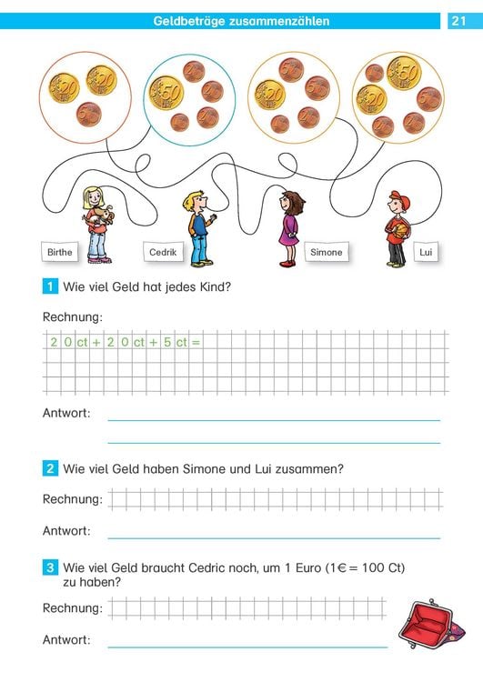 Produktbild: Die Mathe-Helden Rechengeschichten und Textaufgaben 2. Klasse