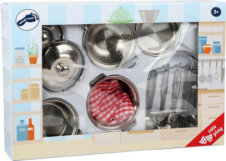 Produktbild: Kochgeschirr-Set f&uuml;r Kinderk&uuml;che