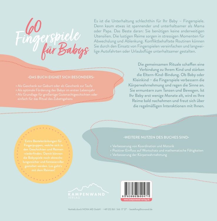 Produktbild: 60 Fingerspiele für Babys