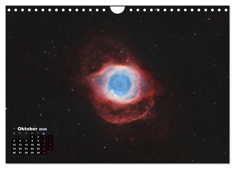 Produktbild: InfinityAstro - die Unendlichkeit im Bild - Astrofotos von Roland Schliessus (Wandkalender 2026 DIN A4 quer), CALVENDO Monatskalender
