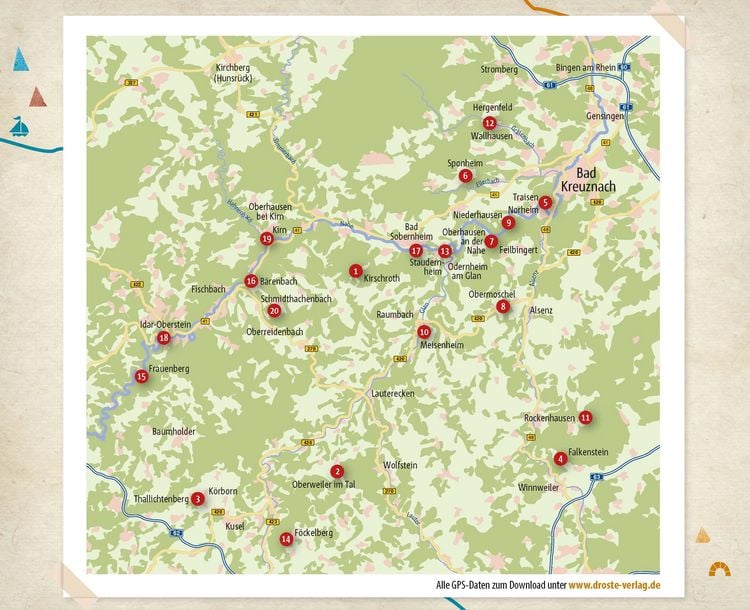 Produktbild: Nahe – Mit Nordpfälzer Bergland. Wandern für die Seele