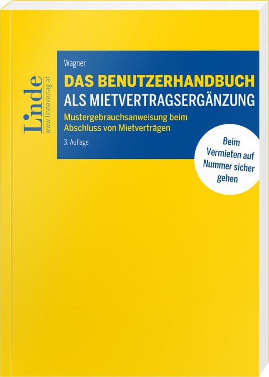 Produktbild: Das Benutzerhandbuch als Mietvertragserg&auml;nzung