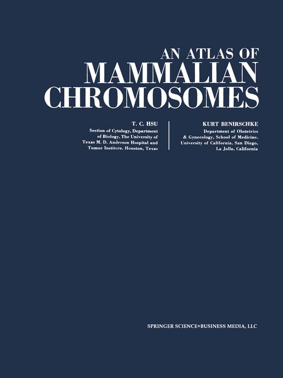 Produktbild: An Atlas of Mammalian Chromosomes