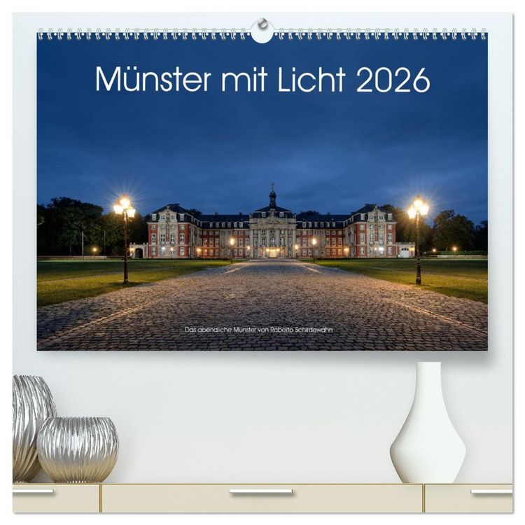 Produktbild: M&uuml;nster mit Licht (hochwertiger Premium Wandkalender 2026 DIN A2 quer), Kunstdruck in Hochglanz