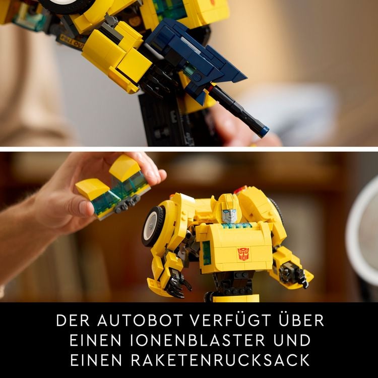 Produktbild: LEGO Icons Transformers Bumblebee, Roboter-Set f&uuml;r Erwachsene 10338