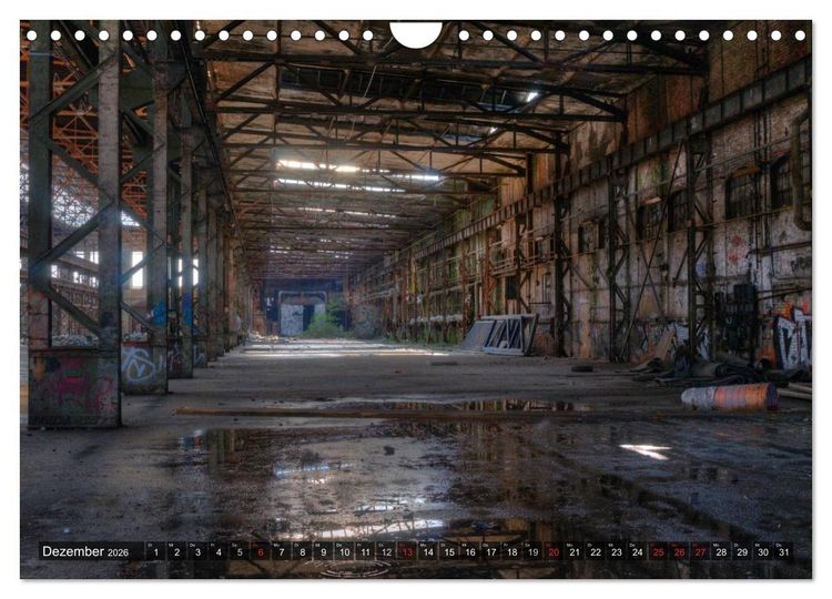 Produktbild: Lost Places in Deutschland 2026 (Wandkalender 2026 DIN A4 quer), CALVENDO Monatskalender