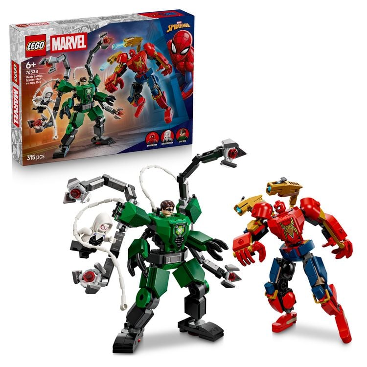 Produktbild: LEGO 76338 Marvel Mech-Duell: Spider-Man vs. Doc Ock, Superhelden Set