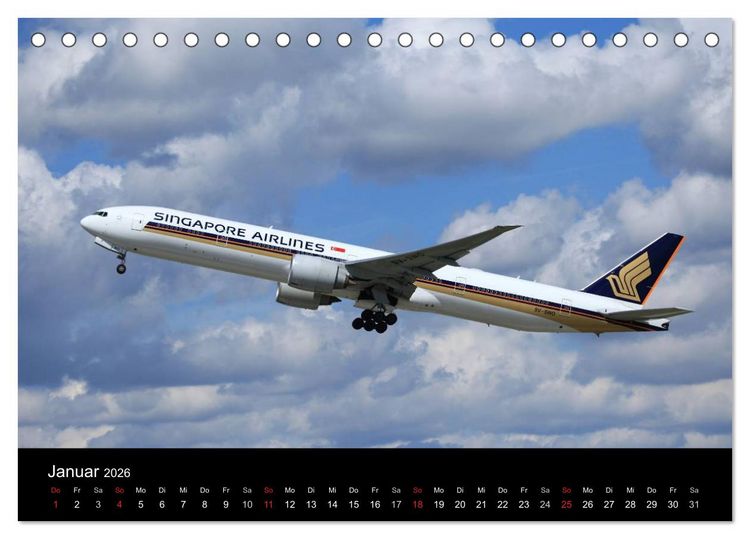 Produktbild: Flugverkehr (Tischkalender 2026 DIN A5 quer), CALVENDO Monatskalender