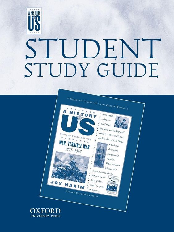 Produktbild: War, Terrible War Middle/High School Student Study Guide, a History of Us