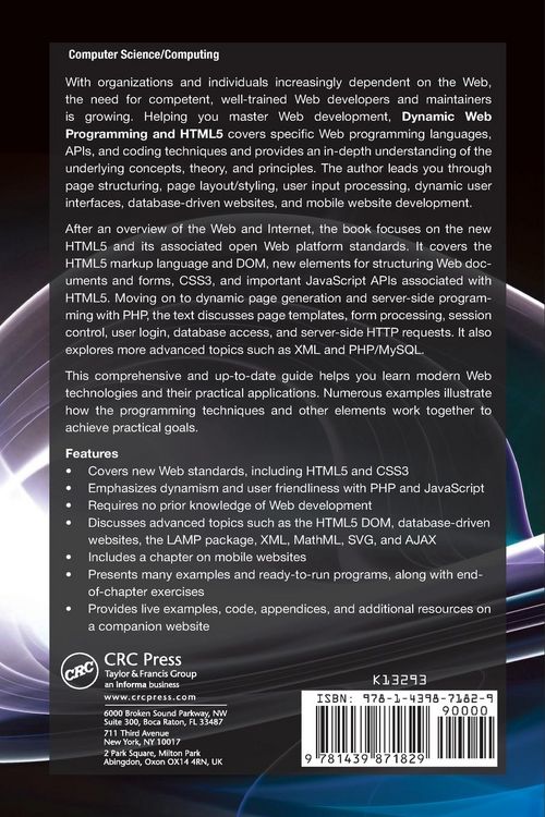 Produktbild: Dynamic Web Programming and HTML5
