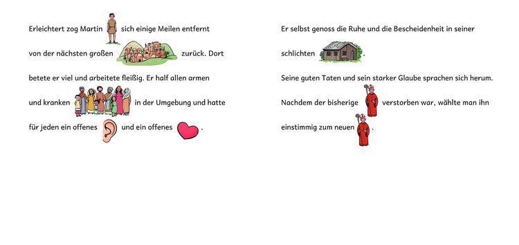 Produktbild: Einer, der seinen Mantel teilte ... Die Geschichte von Sankt Martin in Bildw&ouml;rtern
