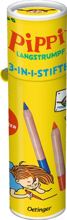 Produktbild: Pippi Langstrumpf. 3-in-1-Stifte