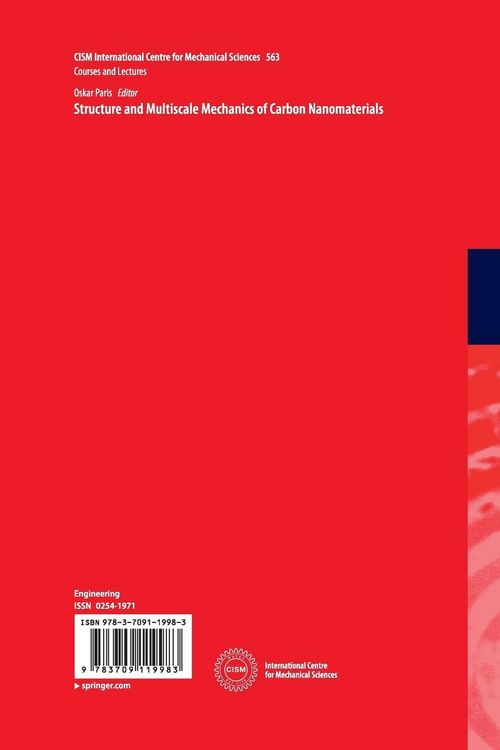 Produktbild: Structure and Multiscale Mechanics of Carbon Nanomaterials