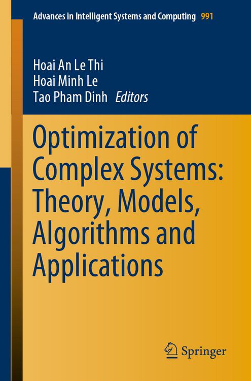 Produktbild: Optimization of Complex Systems: Theory, Models, Algorithms and Applications