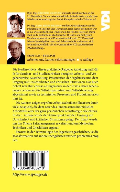 Produktbild: Arbeiten und Lernen selbst managen