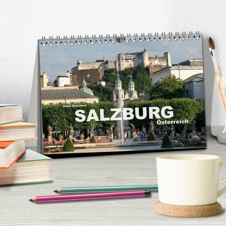Produktbild: Salzburg - &Ouml;sterreich (Tischkalender 2026 DIN A5 quer), CALVENDO Monatskalender
