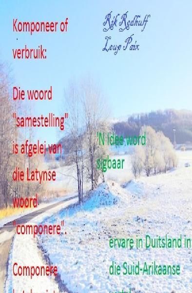 Produktbild: Dit is 'n kreatiewe proses 'N Idee word sigbaar