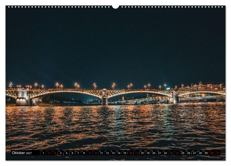 Produktbild: Glanzvolles Budapest (hochwertiger Premium Wandkalender 2027 DIN A2 quer), Kunstdruck in Hochglanz