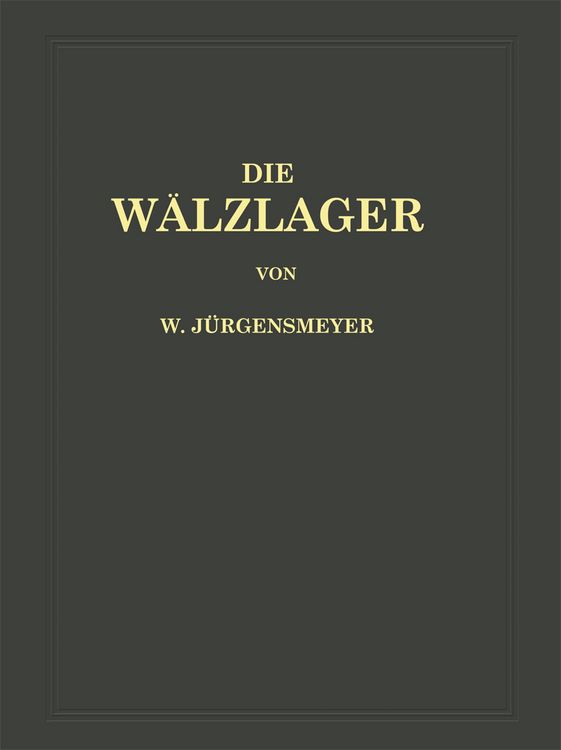 Produktbild: Die W&auml;lzlager