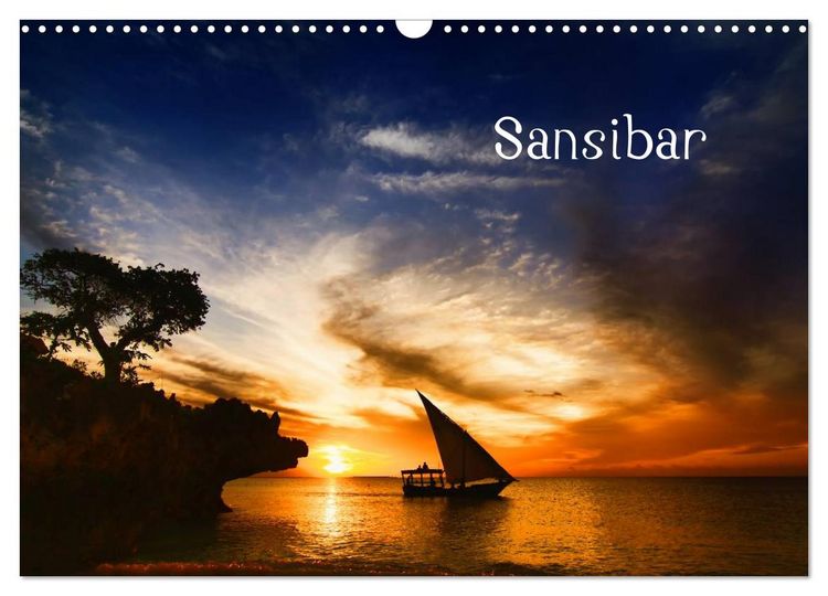 Produktbild: Sansibar (Wandkalender 2026 DIN A3 quer), CALVENDO Monatskalender