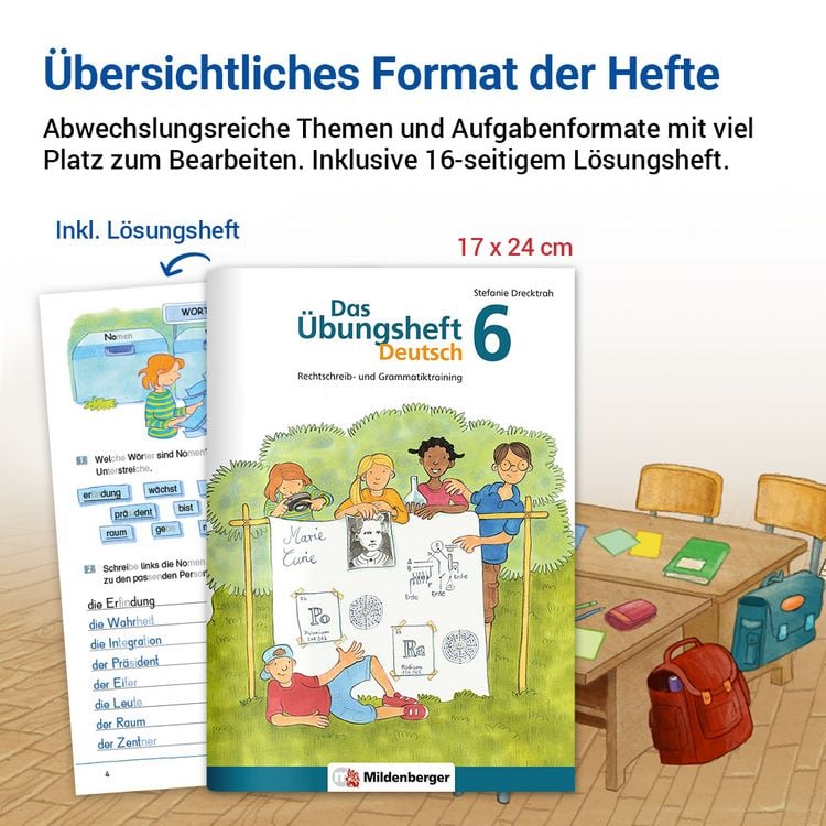 Produktbild: Das &Uuml;bungsheft Deutsch 6