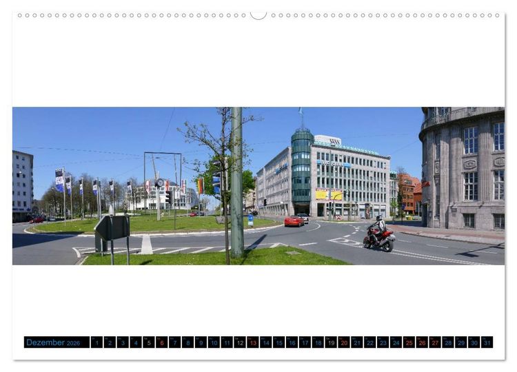 Produktbild: Bielefeld gibt es! Stadtpanoramen (Wandkalender 2026 DIN A2 quer), CALVENDO Monatskalender