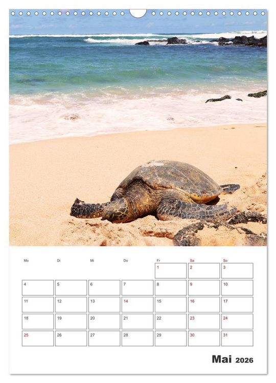 Produktbild: Hawaii - Reiseplaner (Wandkalender 2026 DIN A3 hoch), CALVENDO Monatskalender