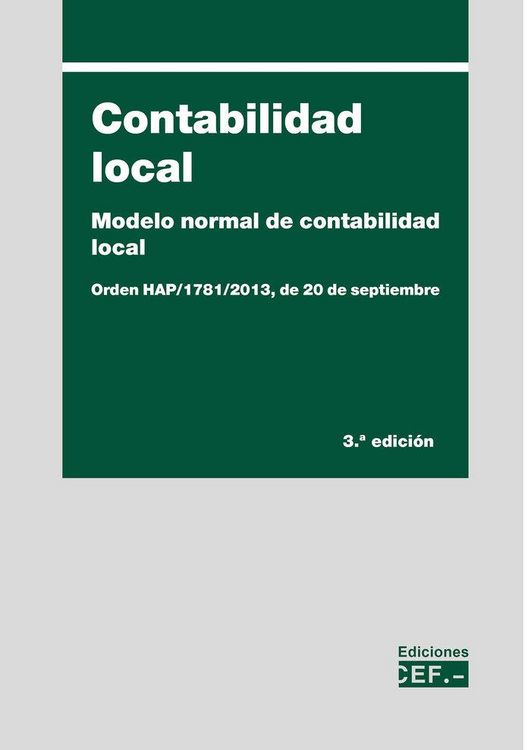 Produktbild: Contabilidad local. Modelo normal de contabilidad local