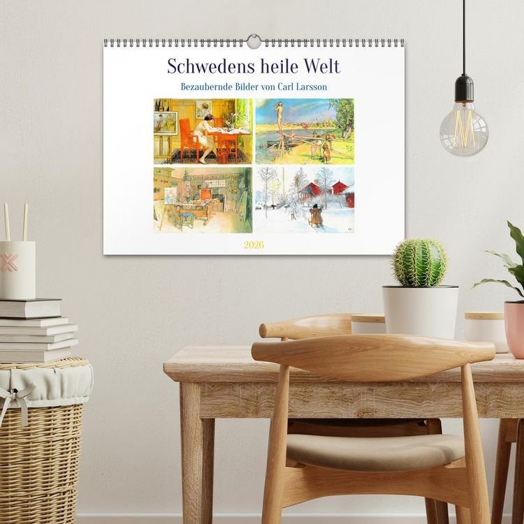 Produktbild: Schwedens heile Welt (Wandkalender 2026 DIN A3 quer), CALVENDO Monatskalender