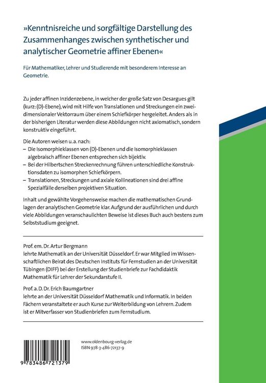Produktbild: Affine Ebenen