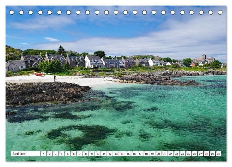 Produktbild: Schottland - Der Norden Gro&szlig;britanniens (Tischkalender 2026 DIN A5 quer), CALVENDO Monatskalender