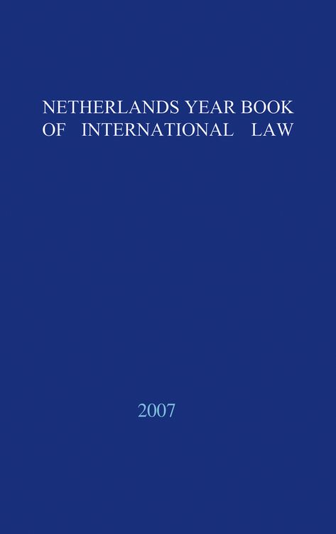Produktbild: Netherlands Yearbook of International Law - 2007