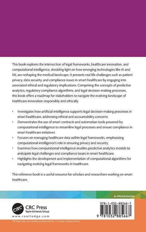 Produktbild: Computational Intelligence in Healthcare Law