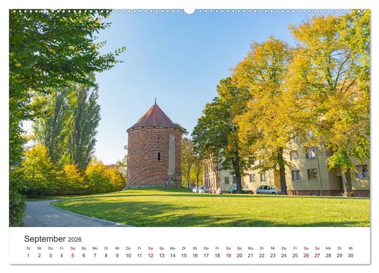 Produktbild: Gr&uuml;&szlig;e aus Stendal: Kalender 2026 (Wandkalender 2026 DIN A2 quer), CALVENDO Monatskalender