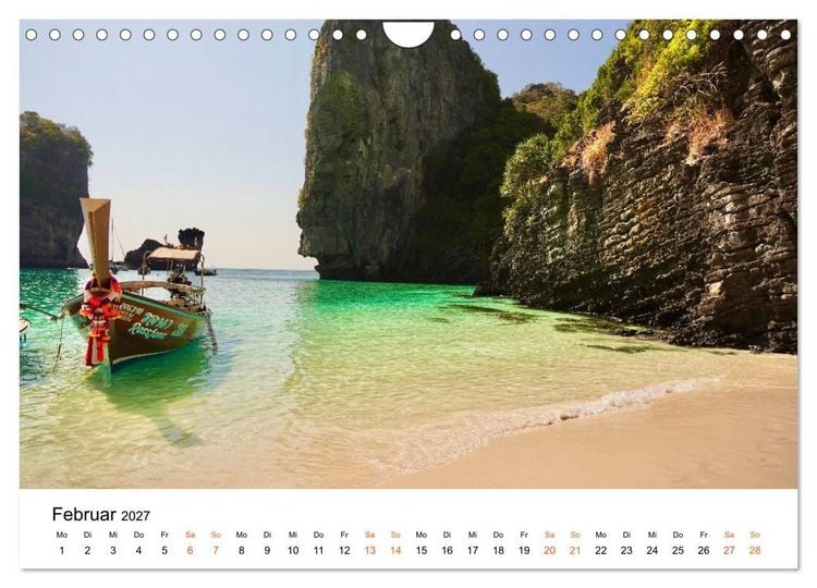 Produktbild: S&uuml;dostasien - Thailand, Philippinen, Bali (Wandkalender 2027 DIN A4 quer), CALVENDO Monatskalender