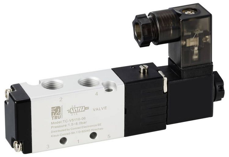 Produktbild: TRU COMPONENTS Magnetventil TC-12772448 TC-V5210-06G 1/8 1St.