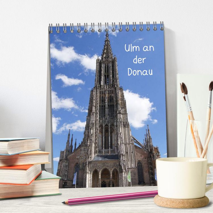Produktbild: Ulm an der Donau (Tischkalender 2026 DIN A5 hoch), CALVENDO Monatskalender