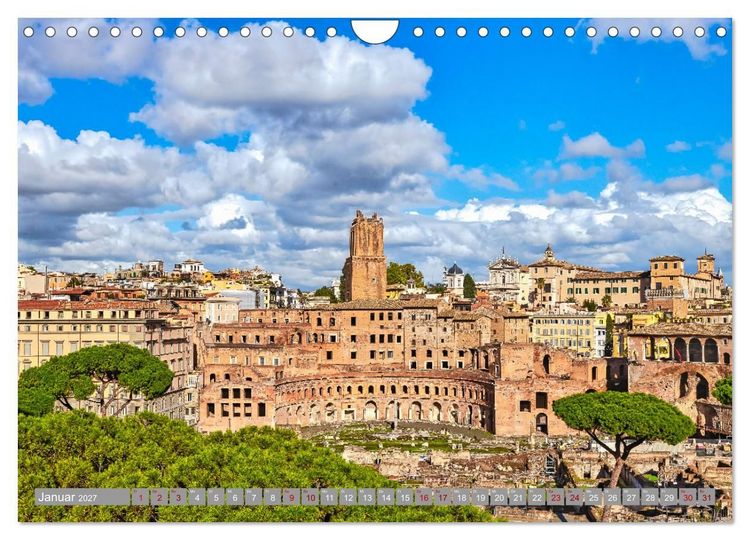 Produktbild: Rom - Ewige Stadt am Tiber (Wandkalender 2027 DIN A4 quer), CALVENDO Monatskalender