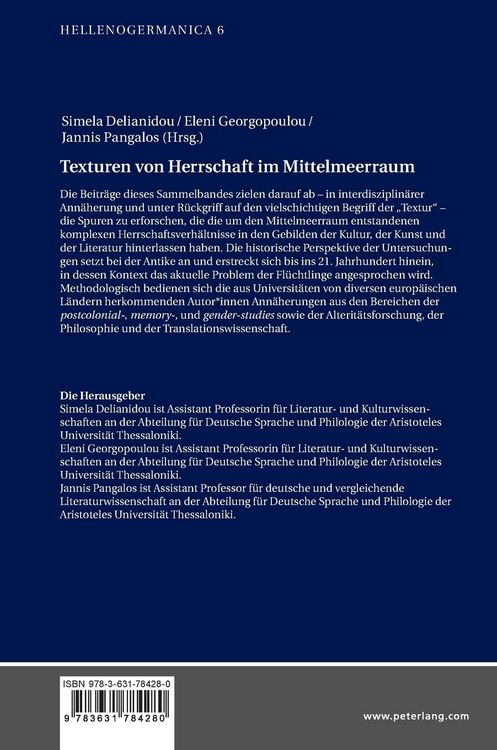 Produktbild: Texturen von Herrschaft im Mittelmeerraum