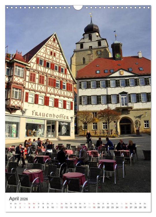 Produktbild: Herrenberg (Wandkalender 2026 DIN A3 hoch), CALVENDO Monatskalender