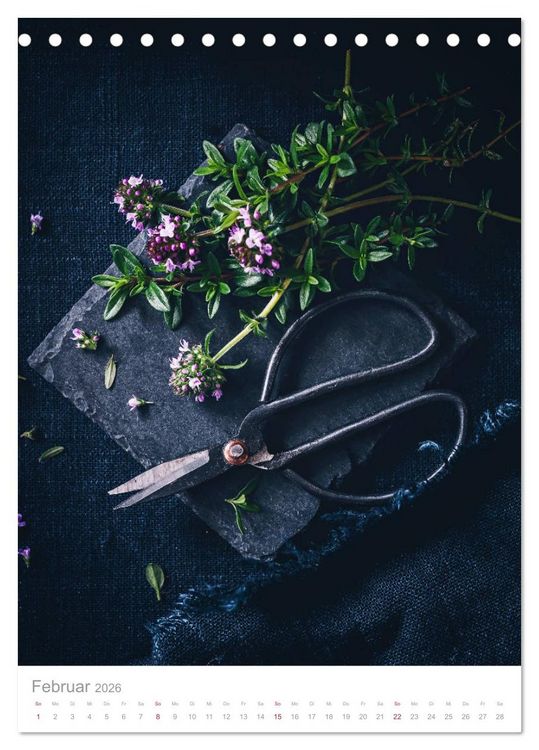 Produktbild: KITCHEN ART K&uuml;chen-Stillleben (Tischkalender 2026 DIN A5 hoch), CALVENDO Monatskalender