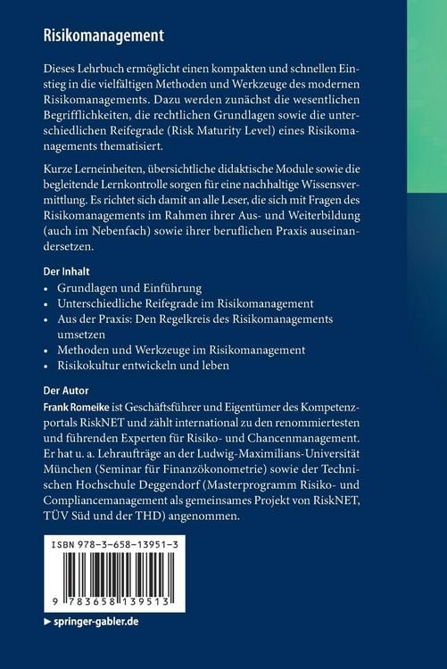 Produktbild: Risikomanagement