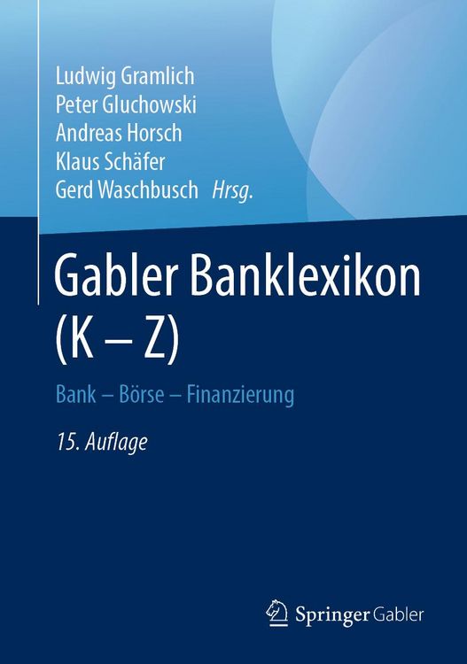 Produktbild: Gabler Banklexikon (K - Z)