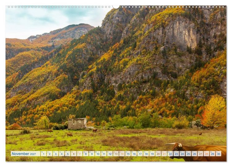 Produktbild: Abenteuer Theth - Unterwegs in den Albanischen Alpen (Wandkalender 2027 DIN A2 quer), CALVENDO Monatskalender