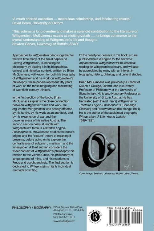 Produktbild: Approaches to Wittgenstein
