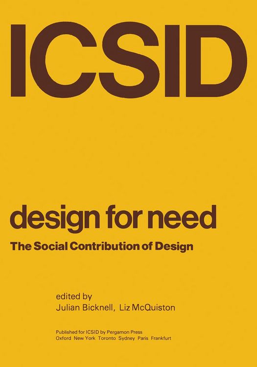 Produktbild: Design for Need, The Social Contribution of Design